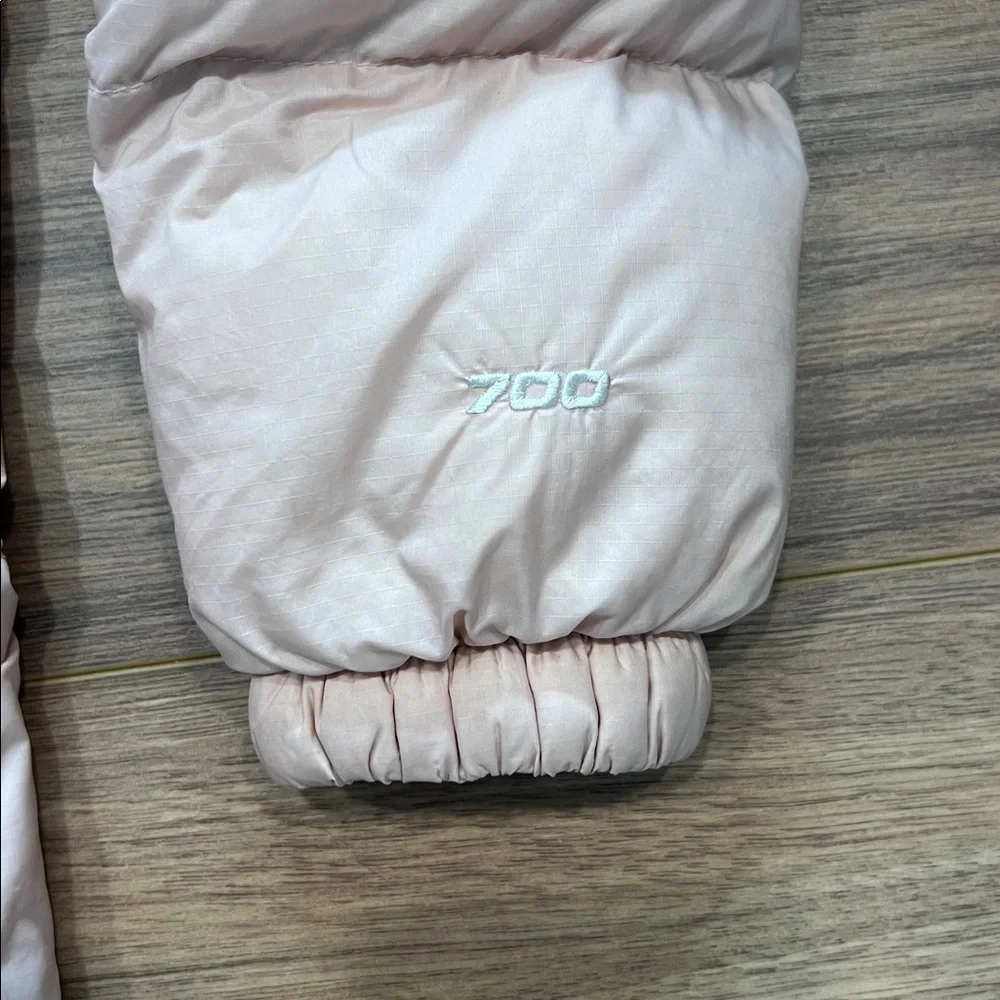 The North Face Retro Nuptse Jacket 700 Down in Pink Moss Size Medium (10-12)